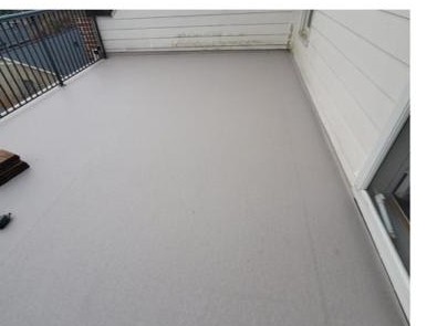 Deck after restoration